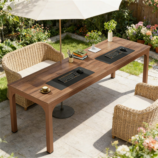 The Sovereign Outdoor Desk – Luxury Garden Workspace